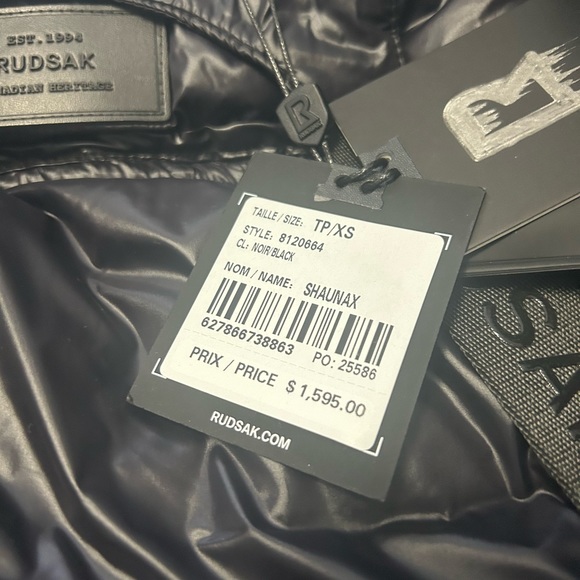 New winter coat Real fur and Leather XS - Picture 3 of 5